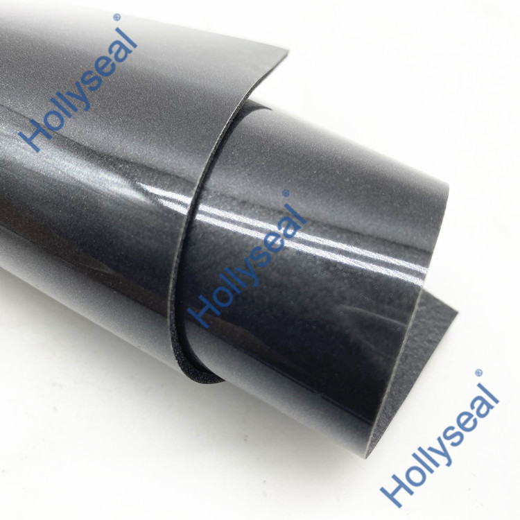 1.5mm低密度軟質電器阻燃PVC泡棉帶PET膜