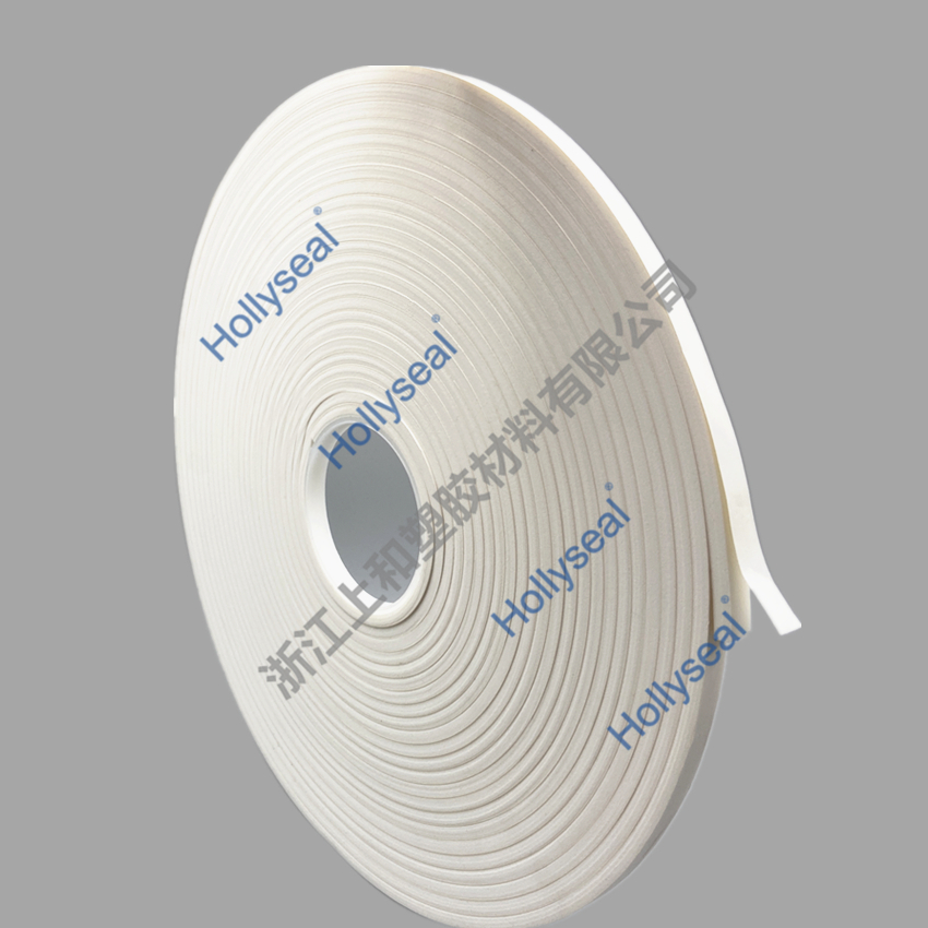 Hollyseal?玻璃幕墻PVC雙面發泡膠帶 厚度1mm~25mm，密度110kg/m3~500kg/ m3